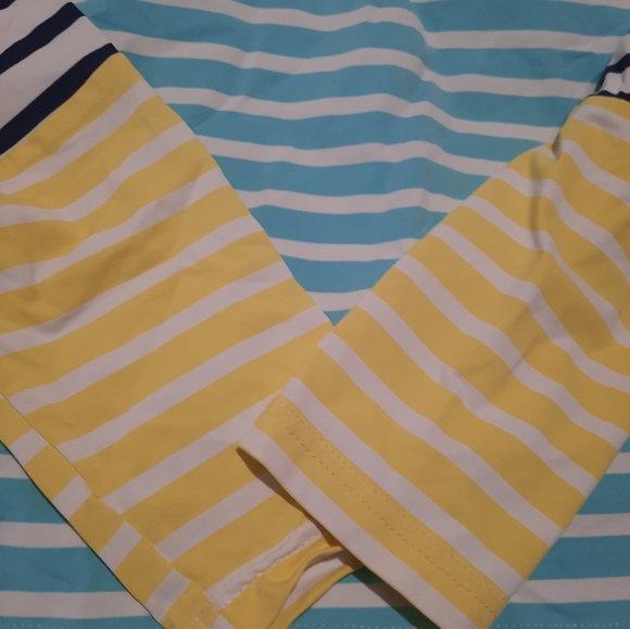 Lands end size small striped long sleeve nylon top - Picture 3 of 5